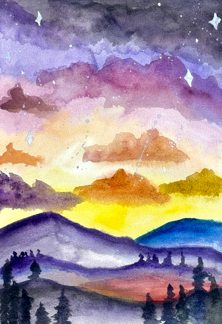 Watercolour - Tranquil Landscape 3