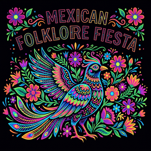 UV Glow - Mexican Folklore Fiesta