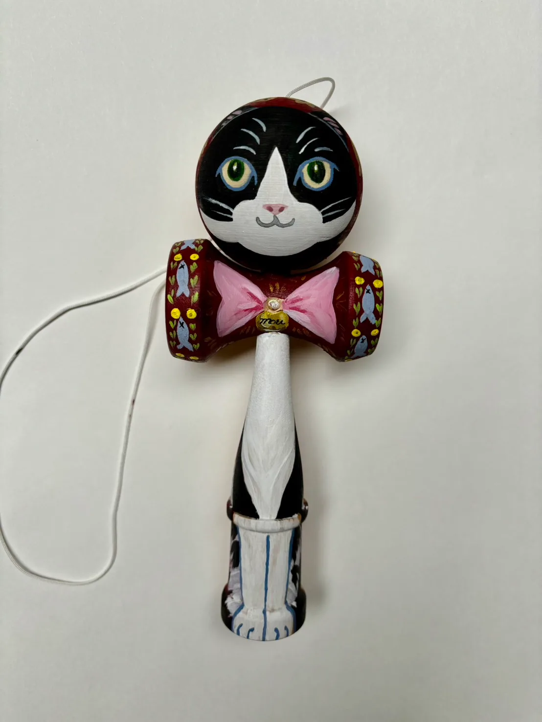 Kids: Kitty Cat Themed Kendama Game 3