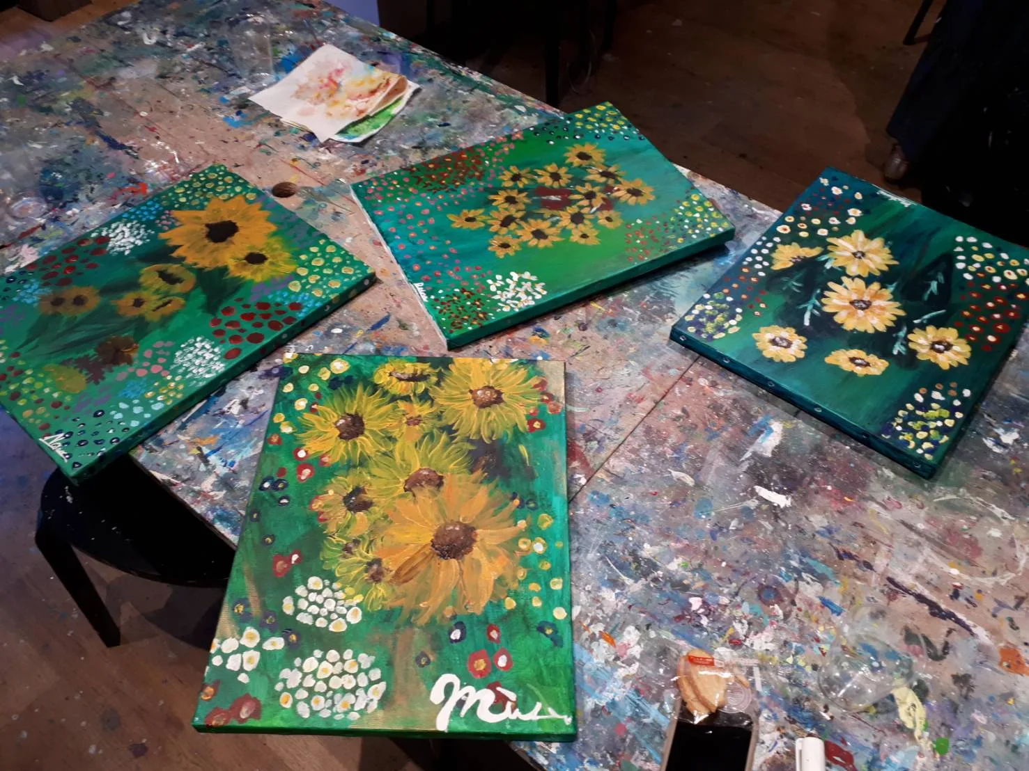 Klimt- Flower Garden 3