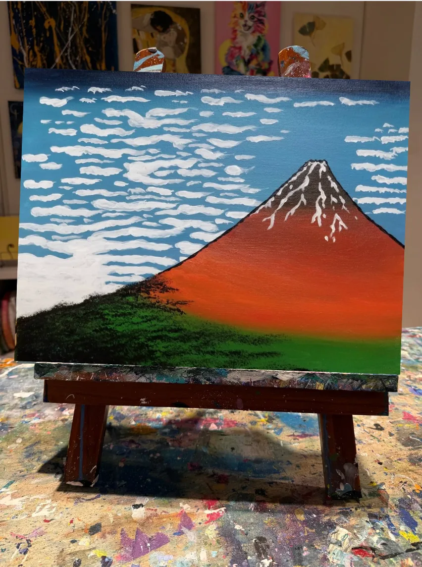 Hokusai: Red Fuji 2