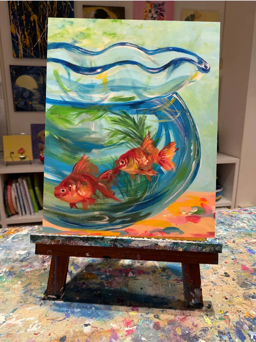 Goldfish in Bowl 2