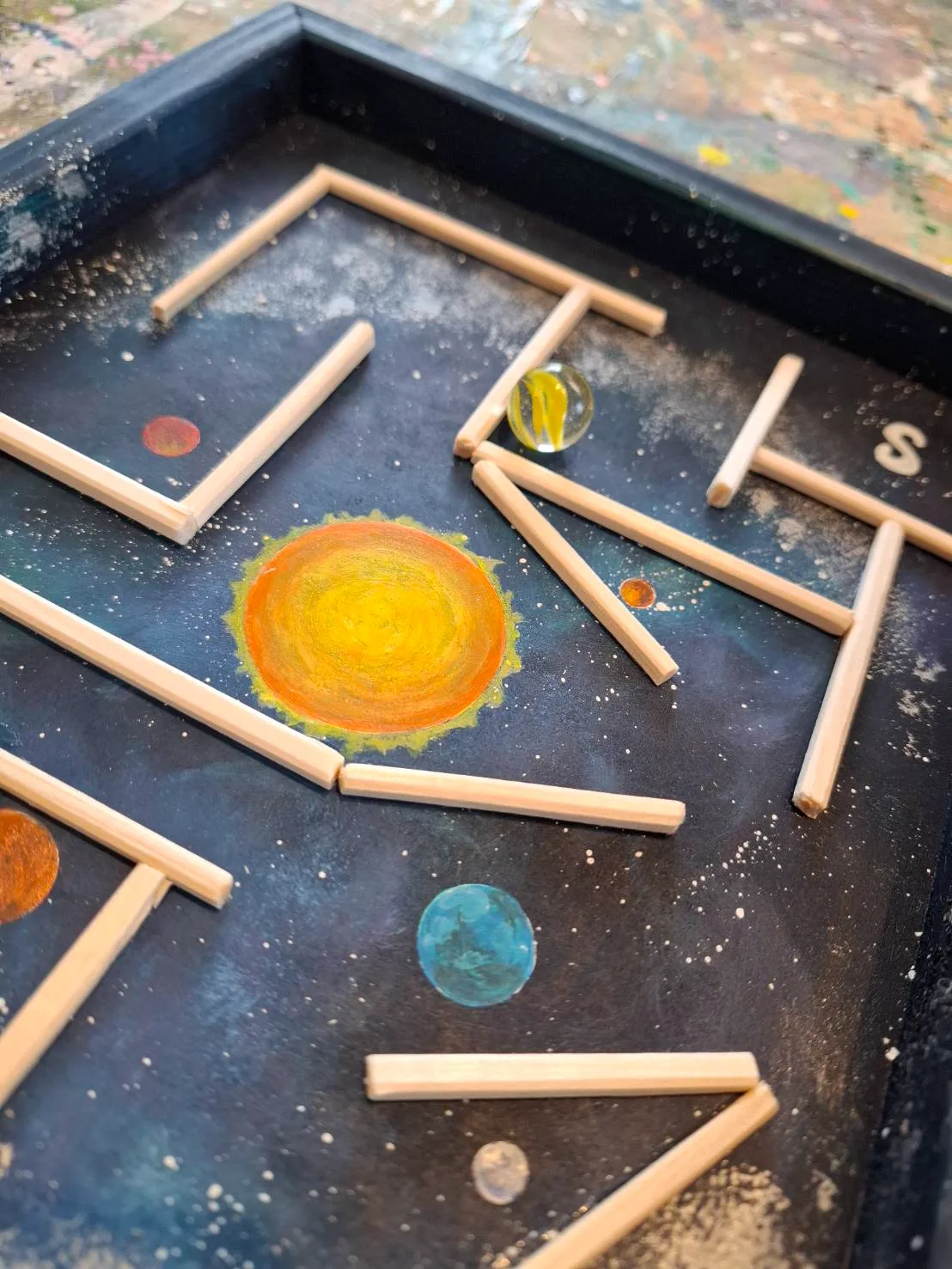 Kids: Space Theme Marble Game 3