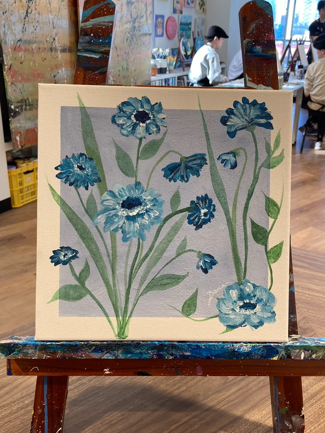 Delicate Flowers on Matte Base 4