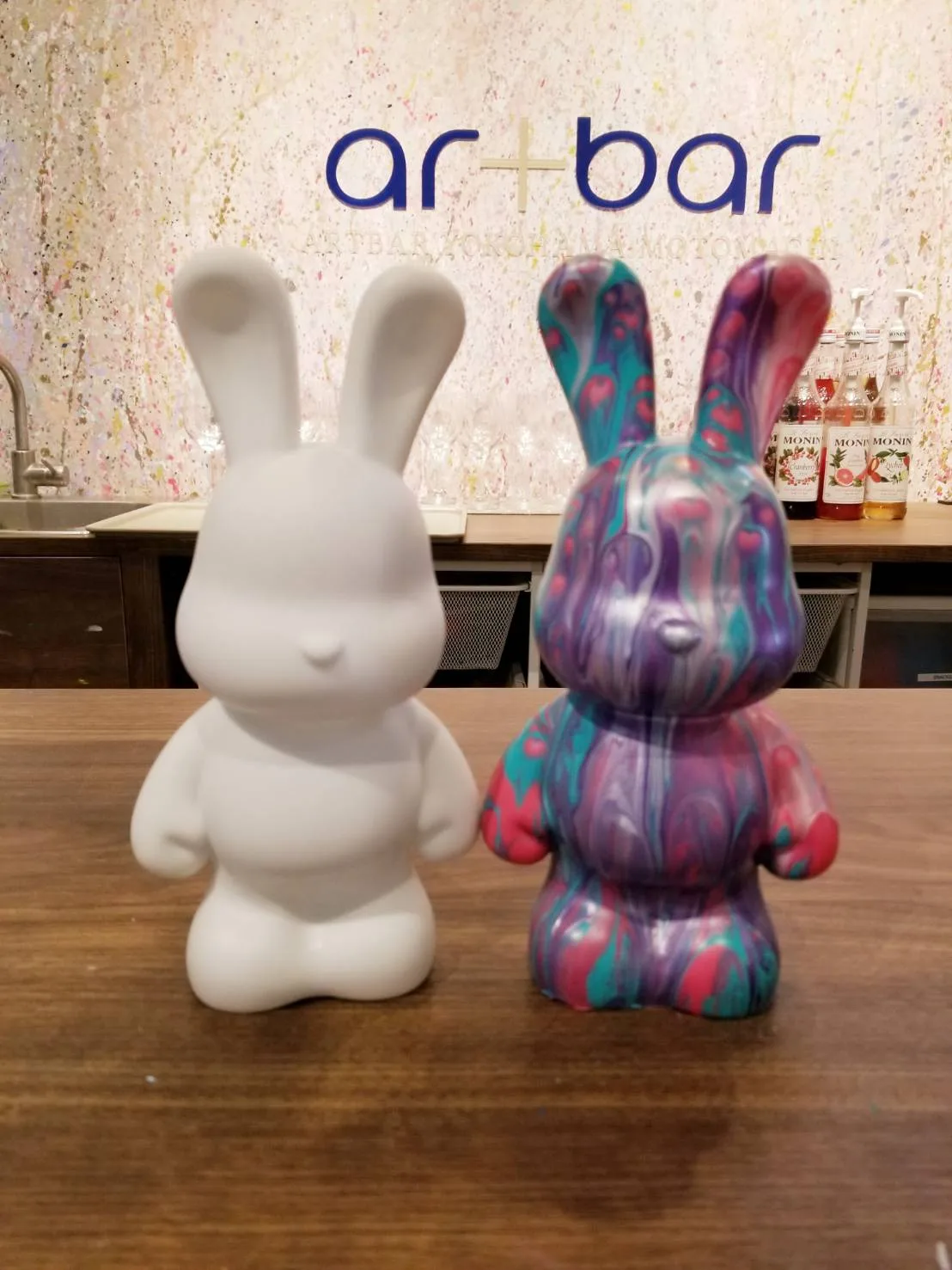 Parent & Child: Pouring Art Bunny 3