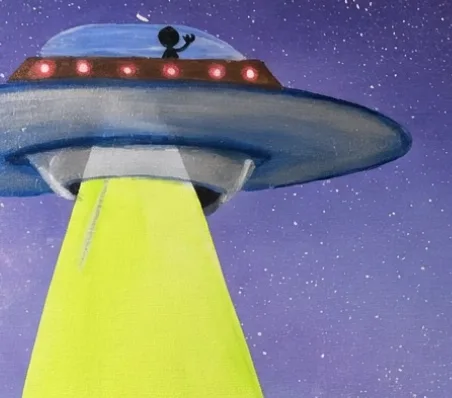 Kids: UV Glow UFO  3