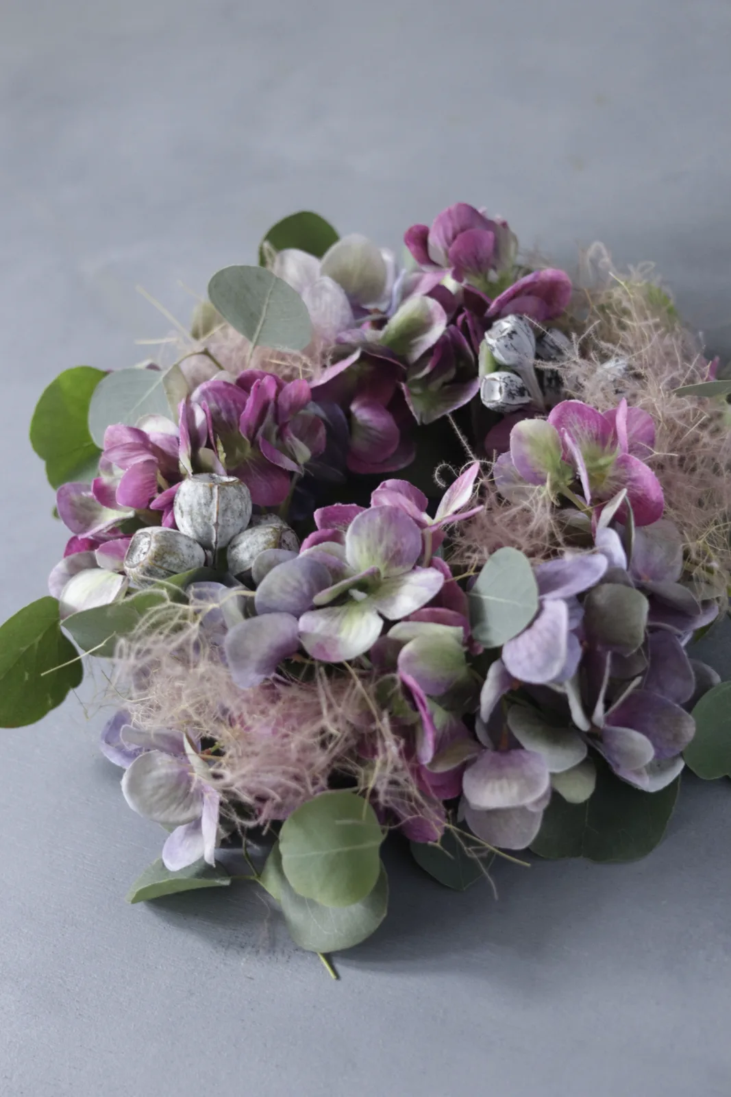 Flower Arrangement: Hydrangea Wreath 2