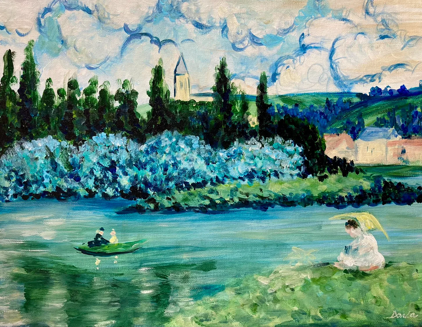 Monet’s - Vétheuil by the River
