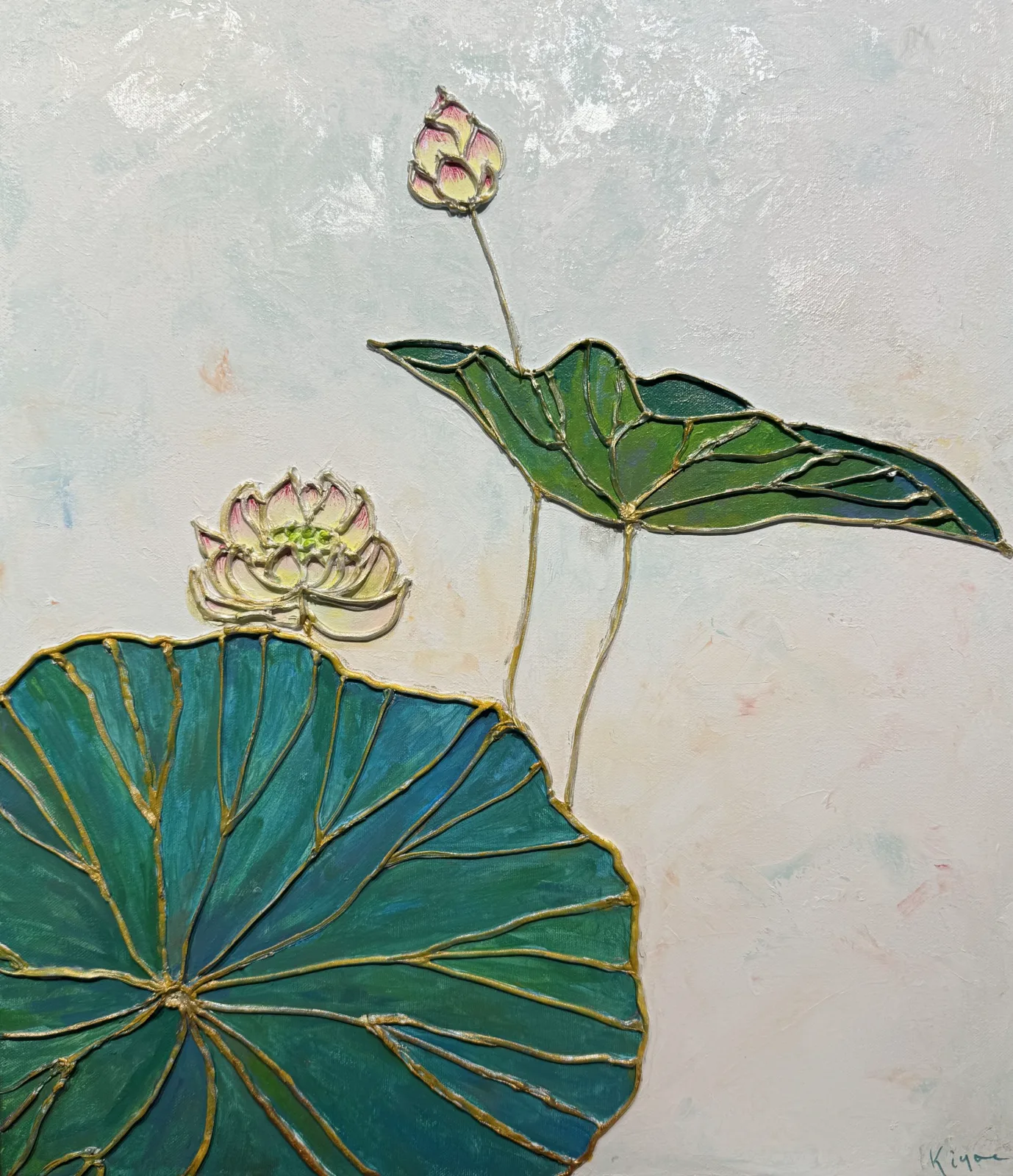 Lotus with Gold Lining 3