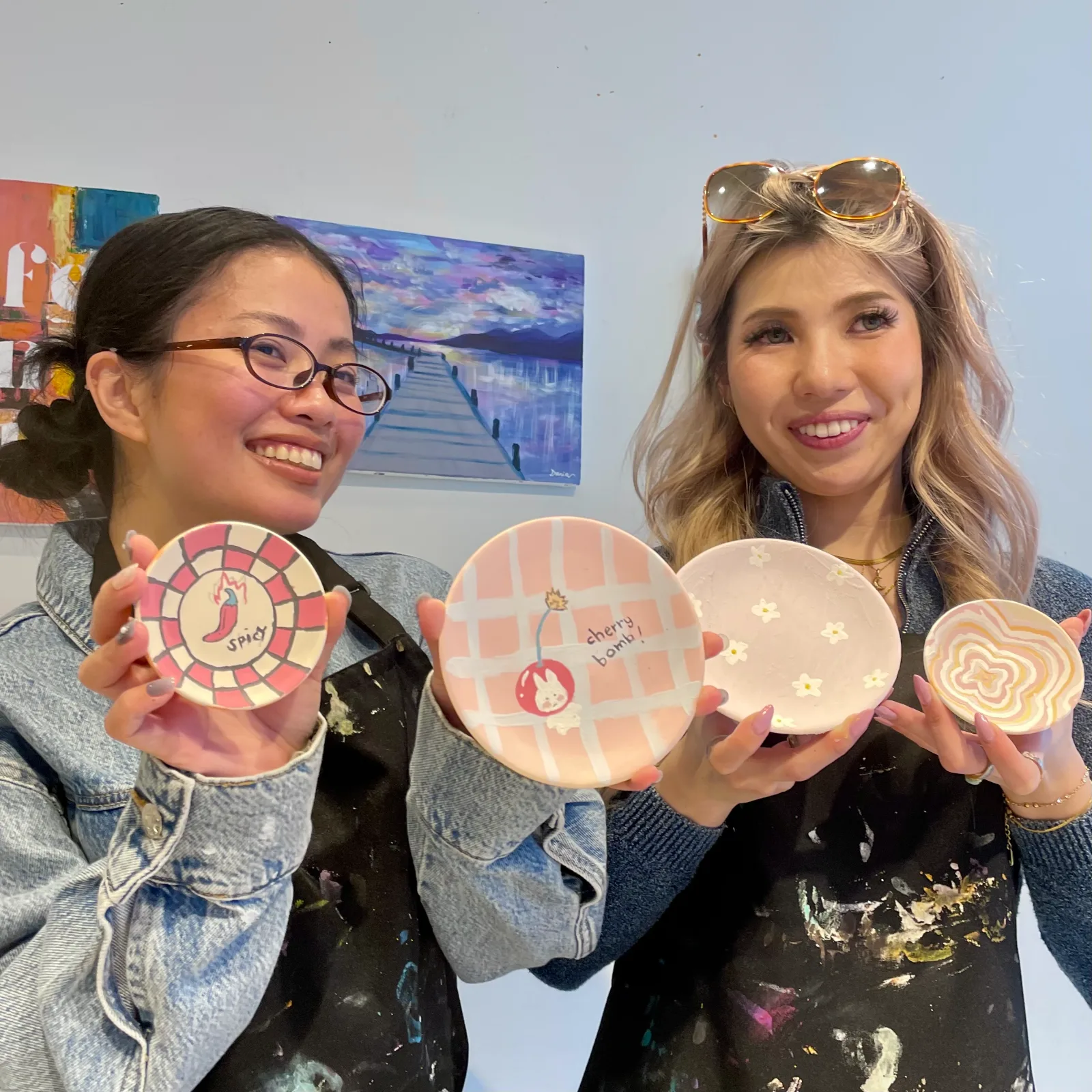 Plate Glaze Painting 4