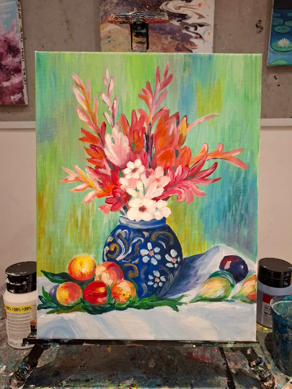 Renoir- Still Life Flowers and Fruit 3