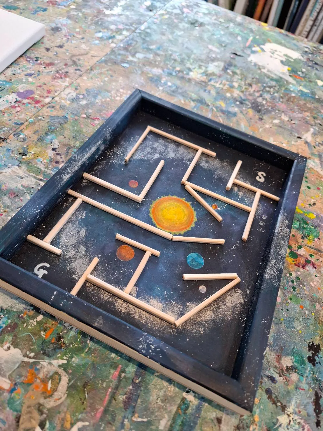 Kids: Space Theme Marble Game 2