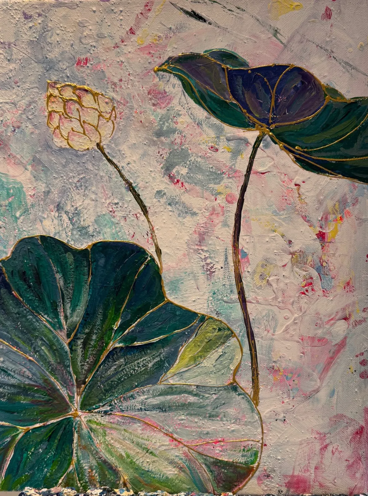 Lotus with Gold Lining