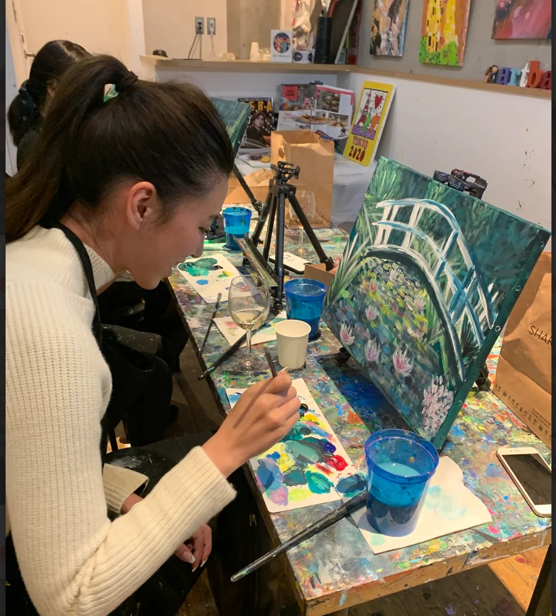 Monet -Japanese Bridge 3