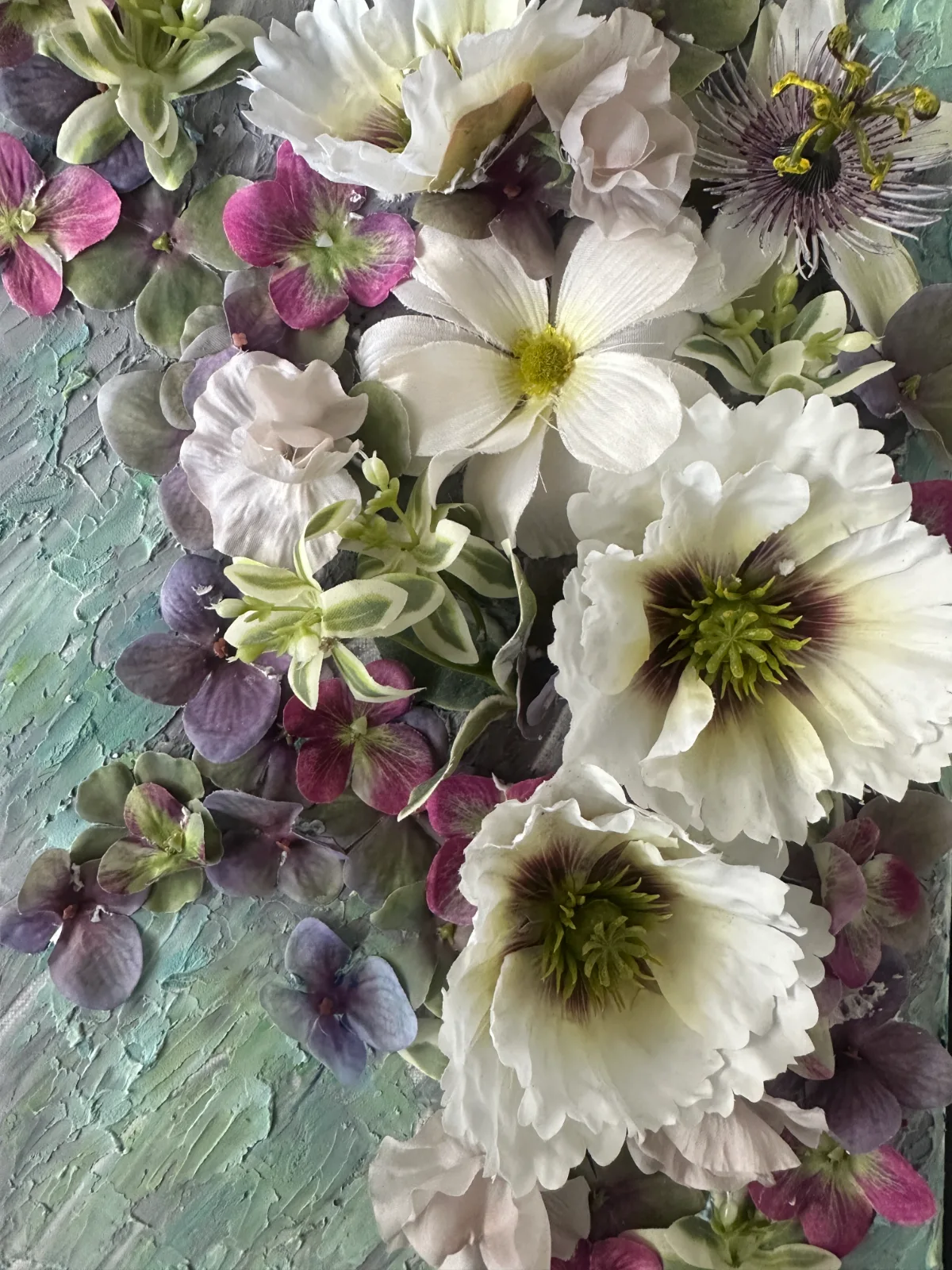 Flower Arrangement: Textured Flower Art 2