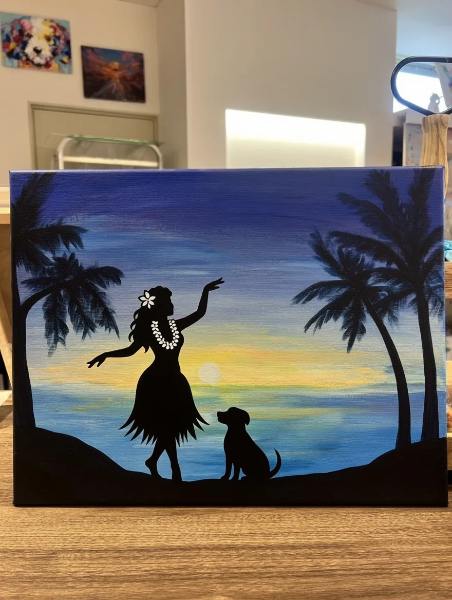 Kids: Hula Girl on the Beach 3