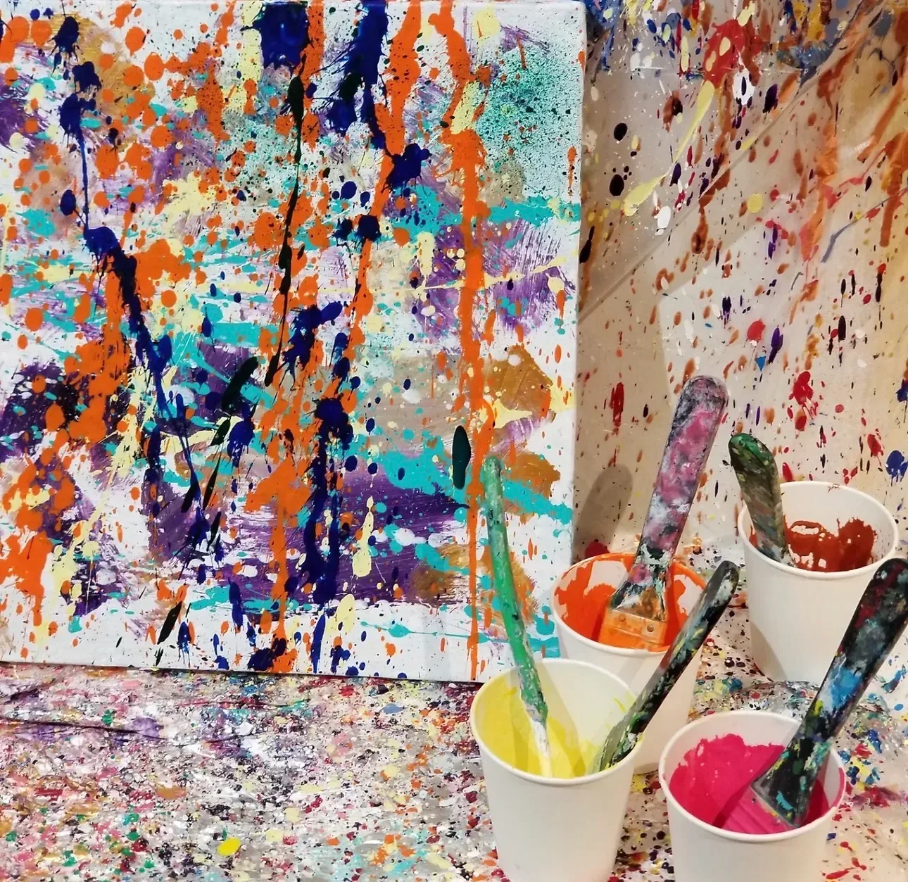 Kids: Action Painting 3