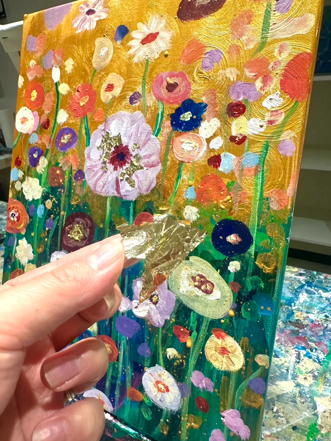 Klimt Inspired Wildflowers 4