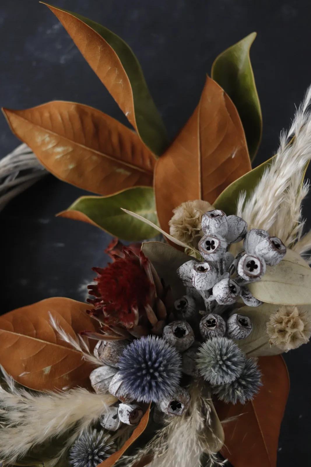 Flower Arrangement: Magnolia and Native Flower Swag 2