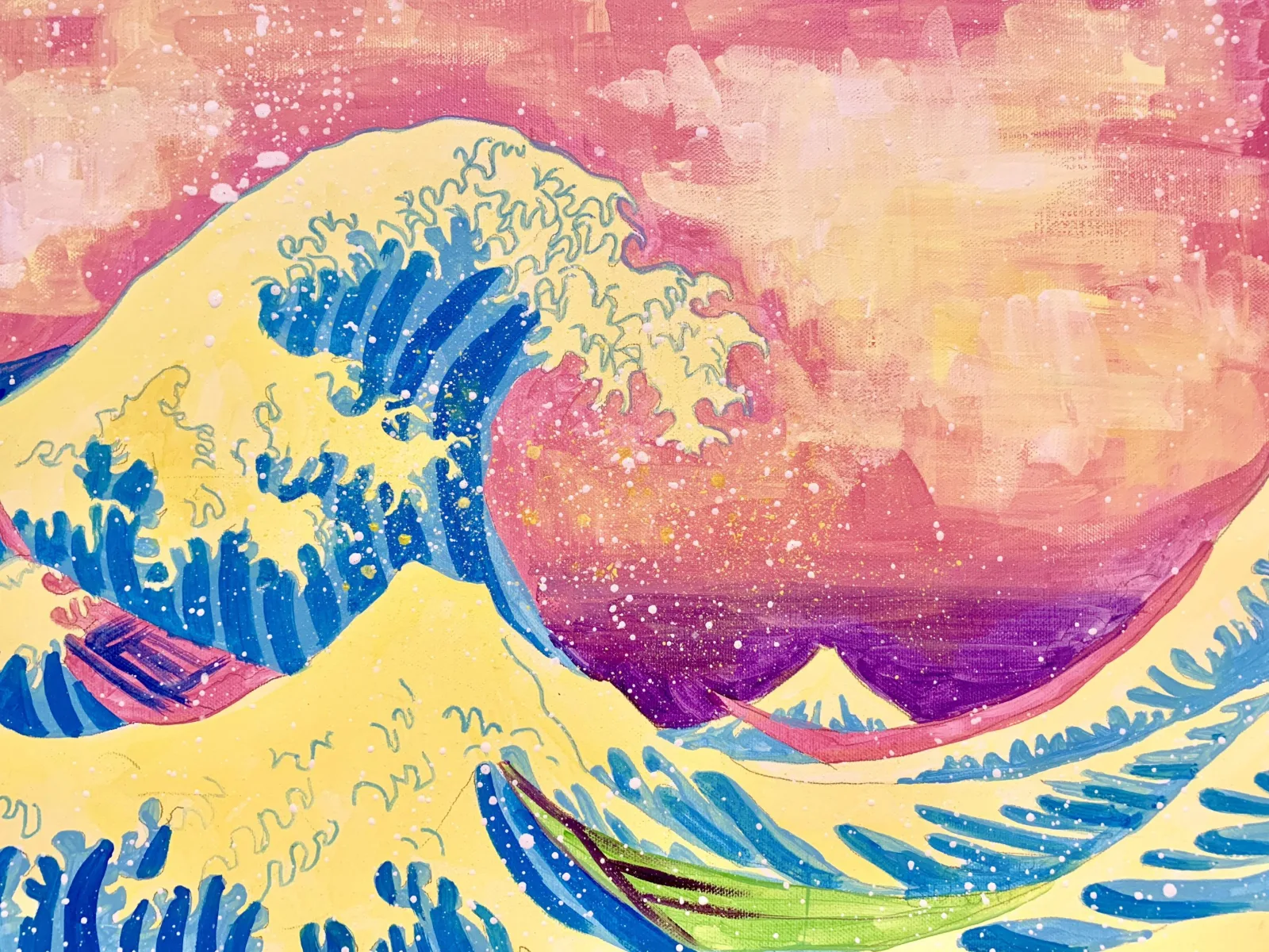 Pop-Art- Hokusai’s Great Wave 