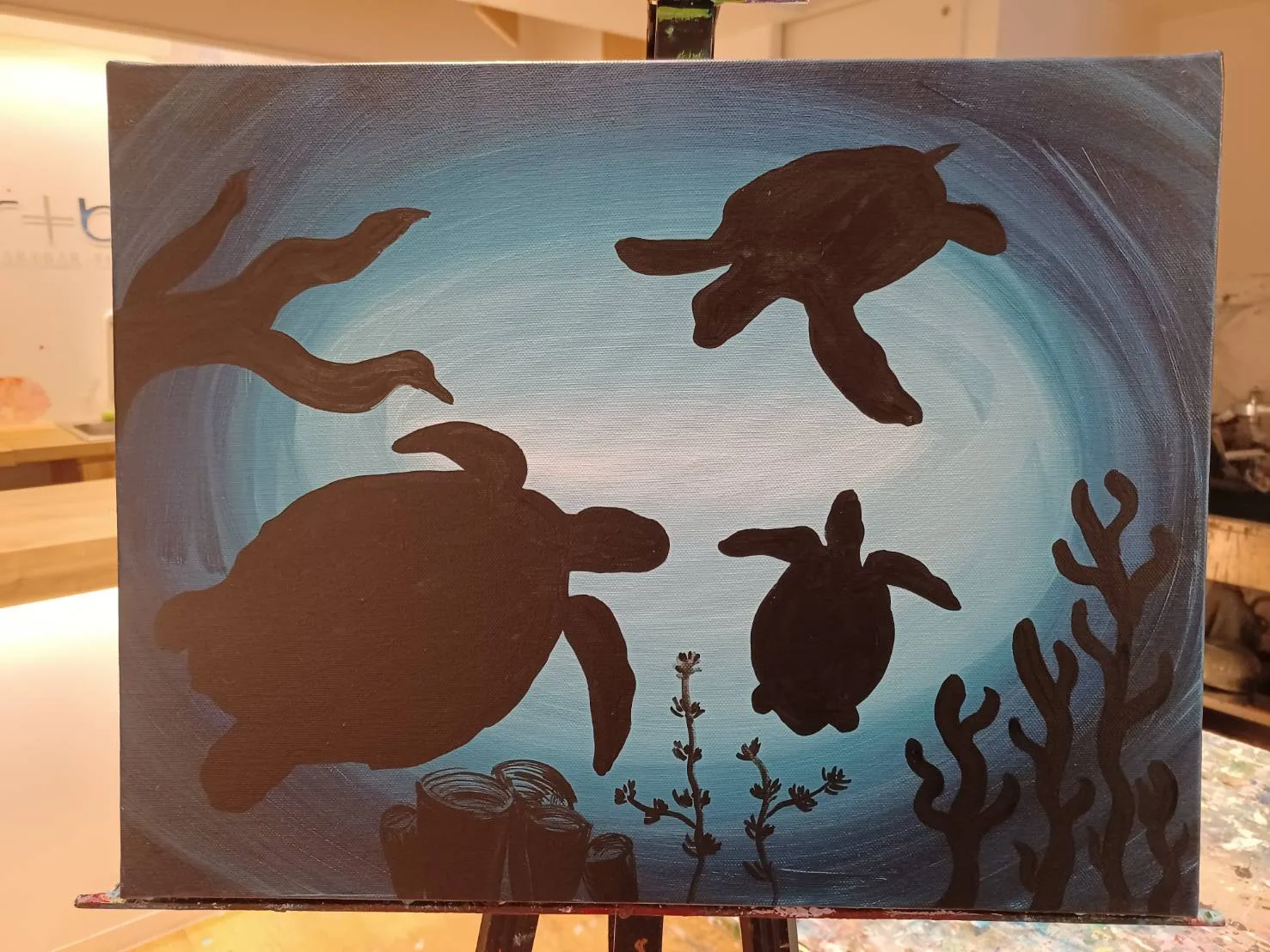 Kids: Sea Turtle Silhouettes  3