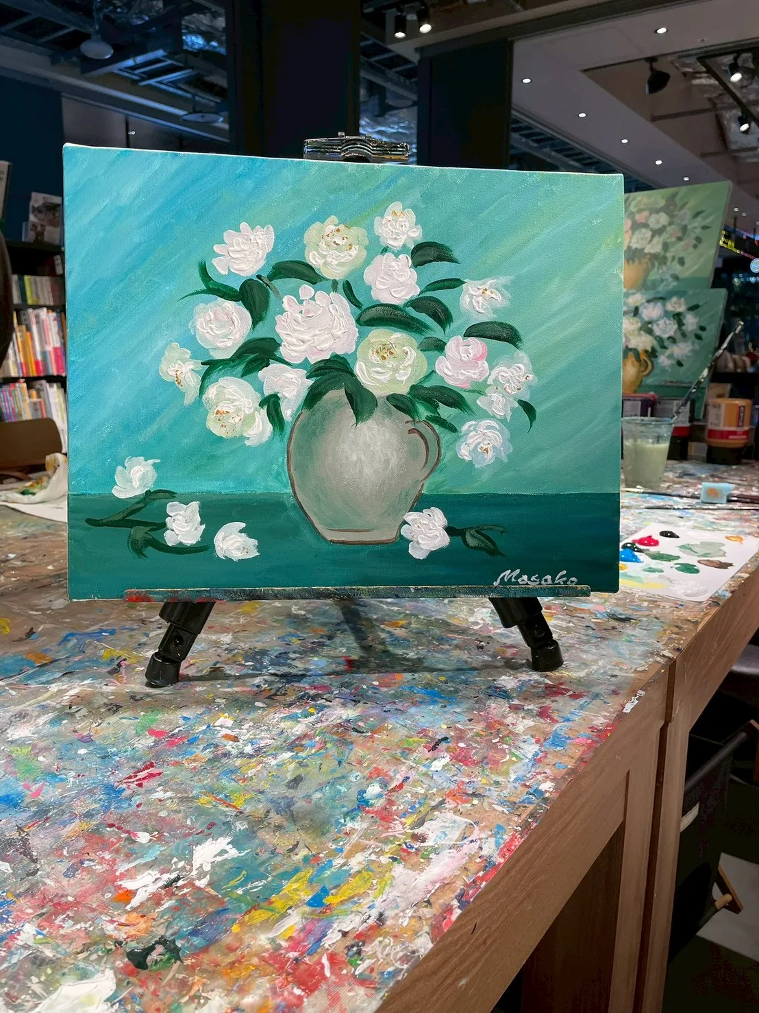 Van Gogh White Roses /u 4