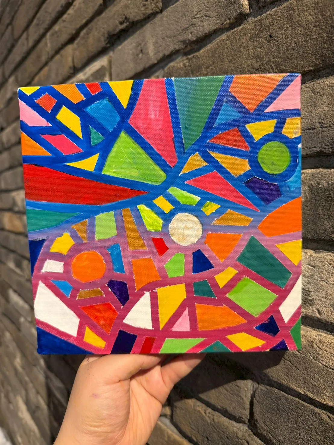 Gaudi - Style Mosaic Tile Painting/u 3