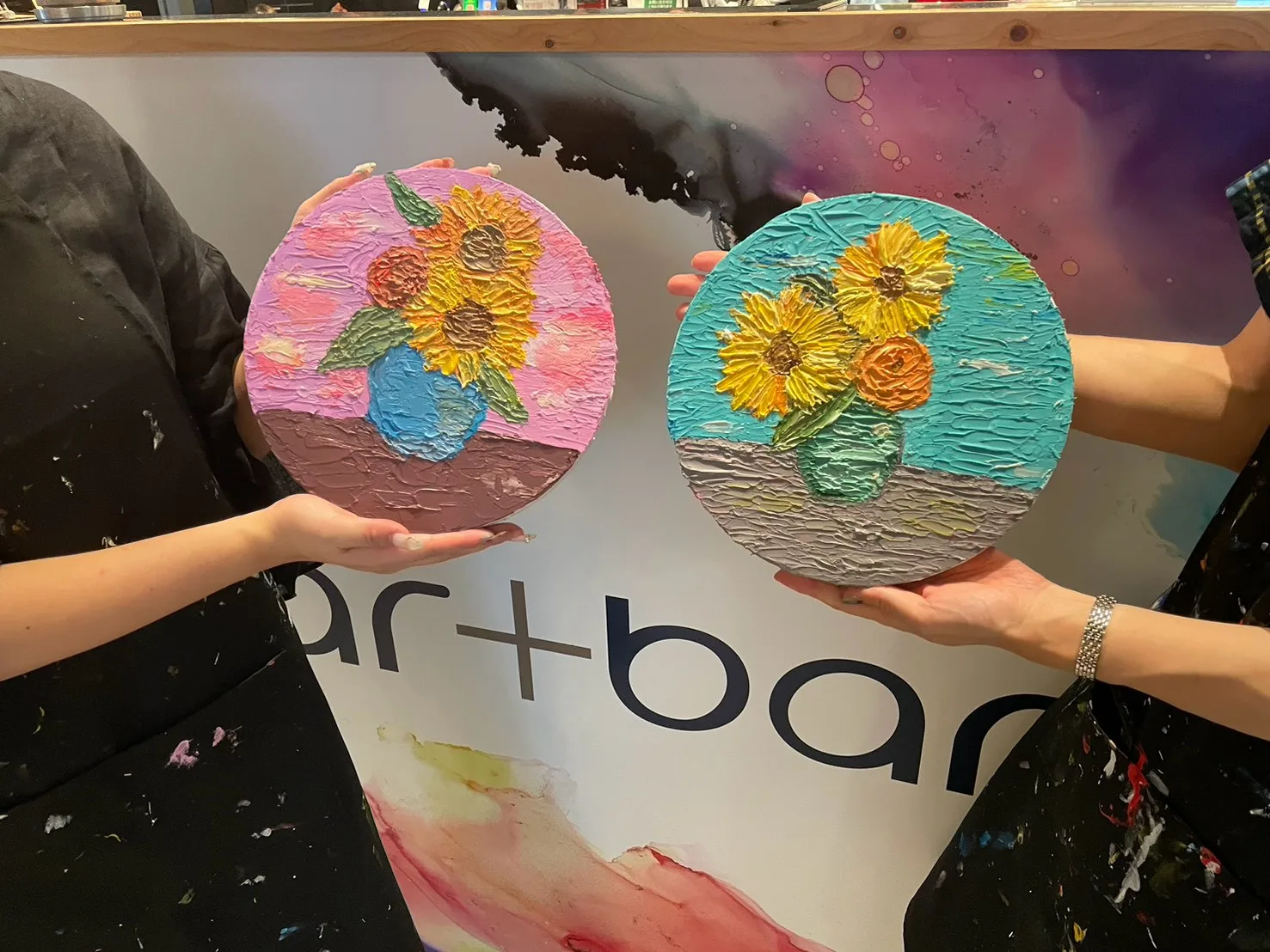 Textured art - Van gogh Sunflower /u 4