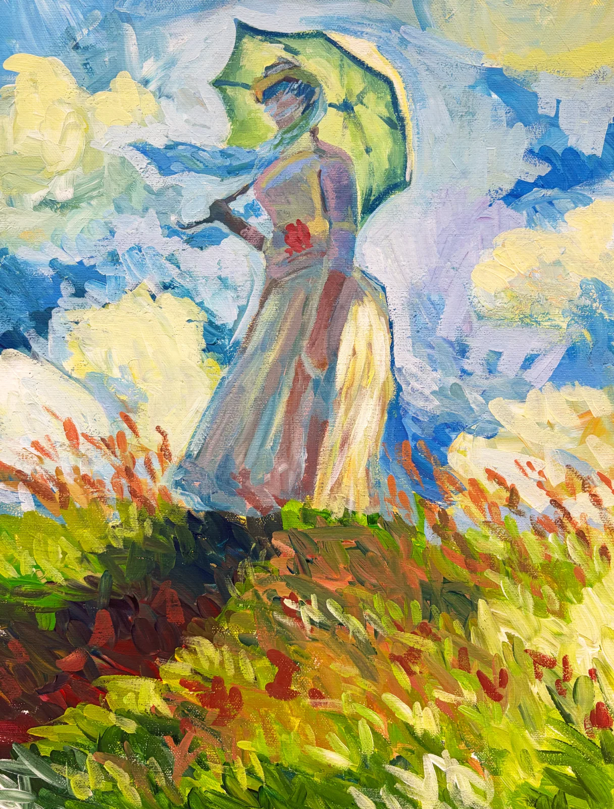 Monet Woman with a parasol(facing left) /u