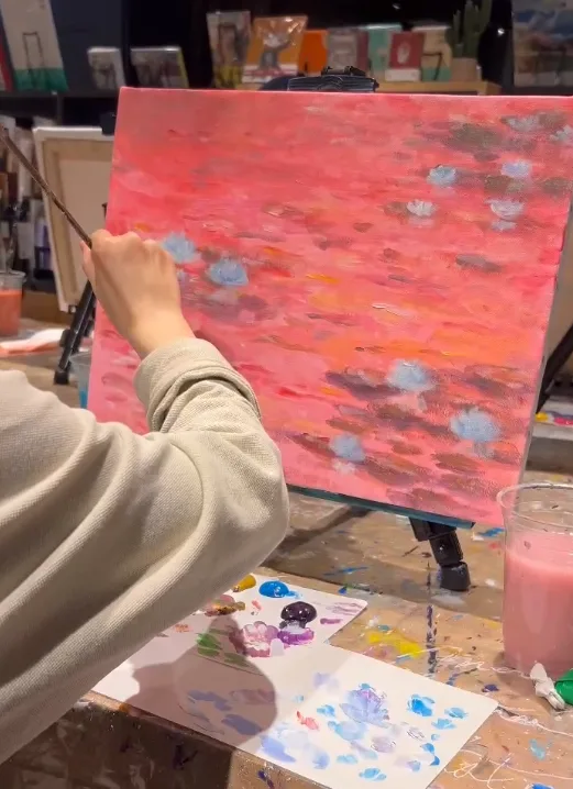 Monet Waterlilies pink ver /u 3