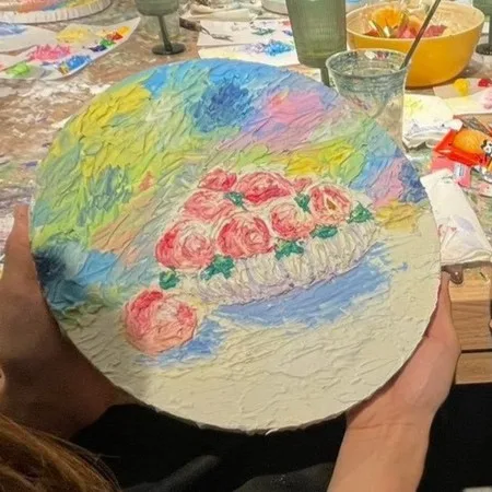 Textured art - Renoir’s Peach /u 4