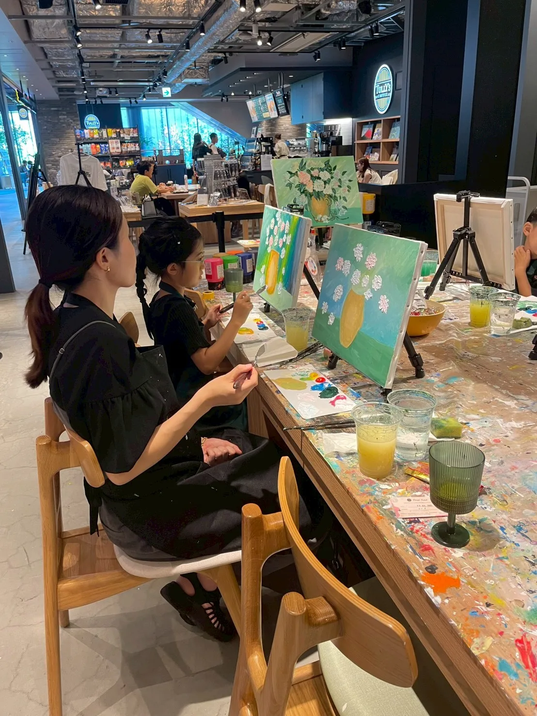 Mummy & me - Van Gogh White roses/u 3