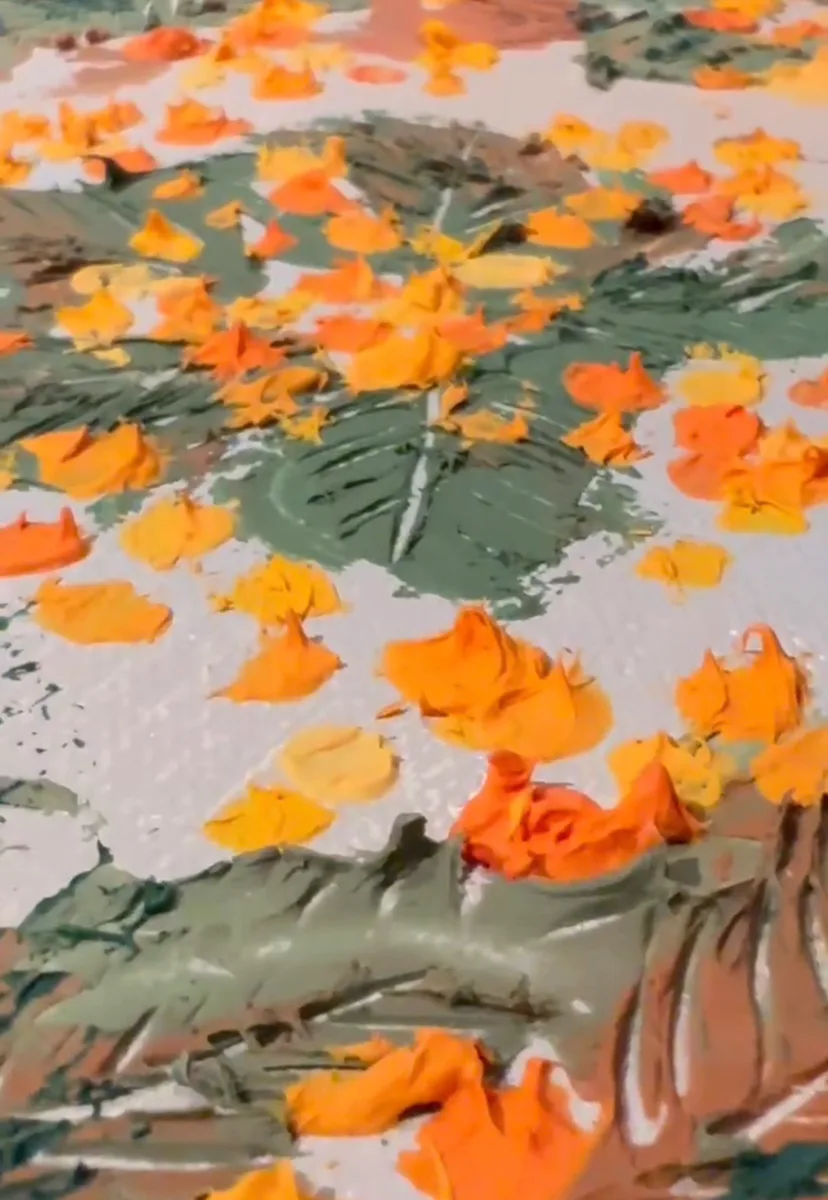 Textured Art Mimosa Welcoming Spring /u 4