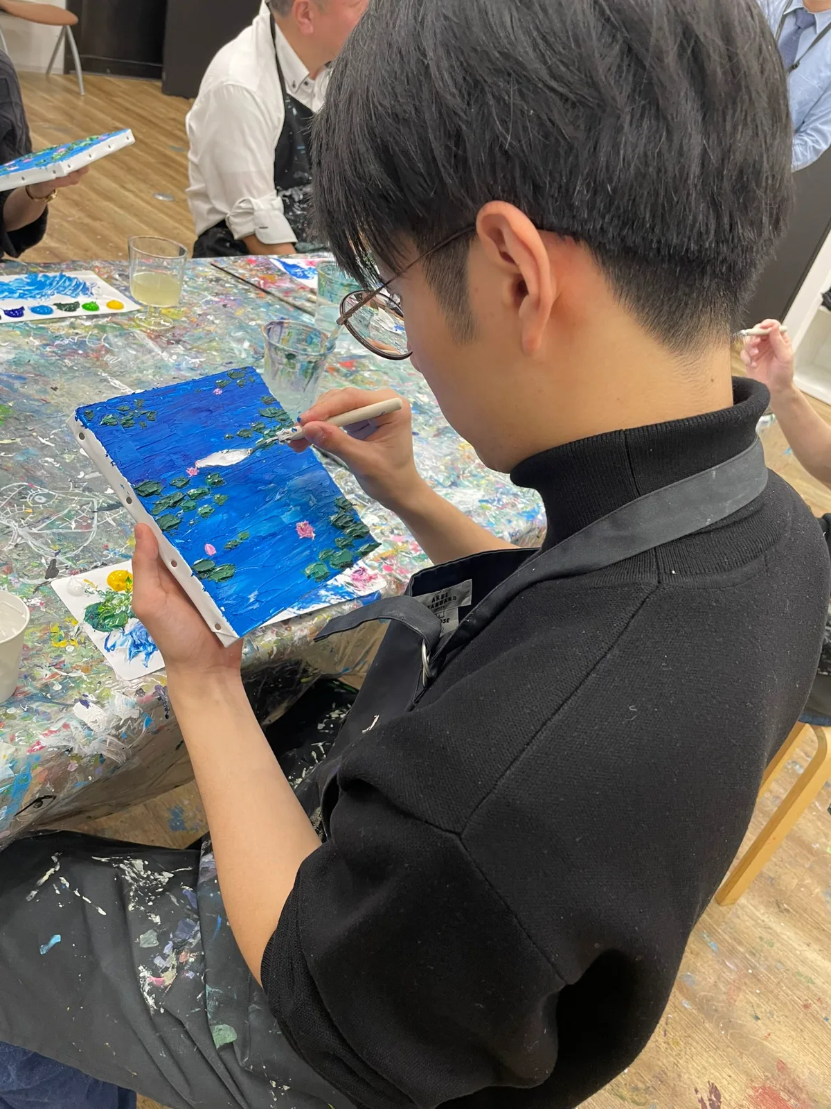Textured Art Monet Waterlilies /n 2