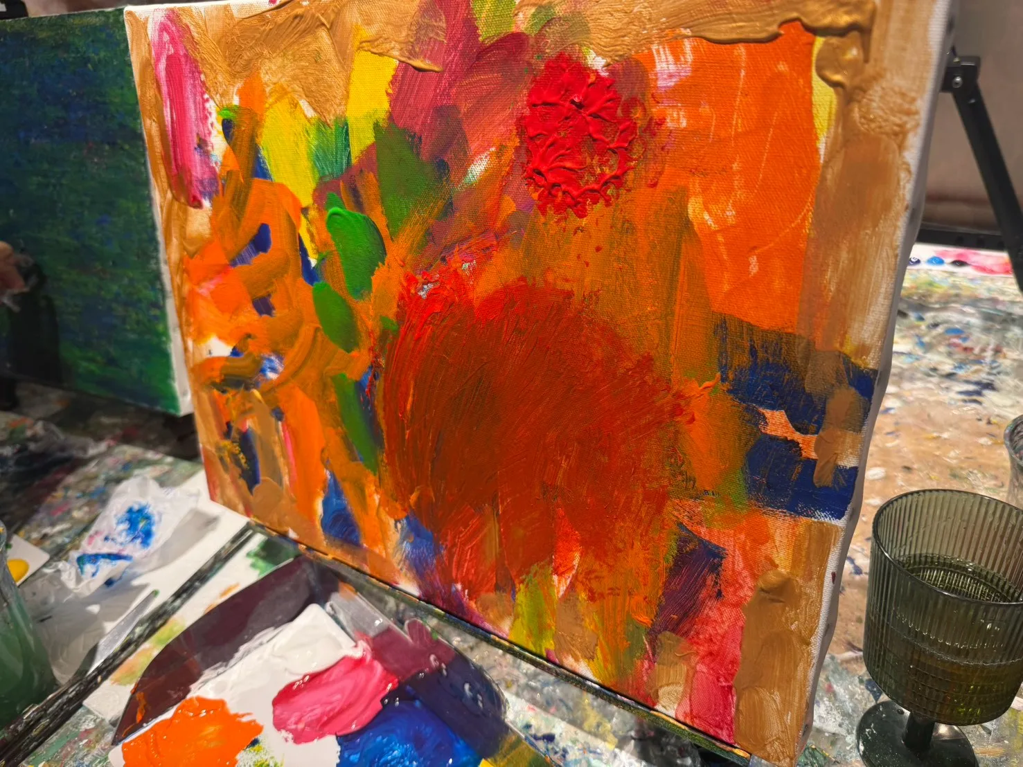 Mummy & me - Abstruct Painting/u 2