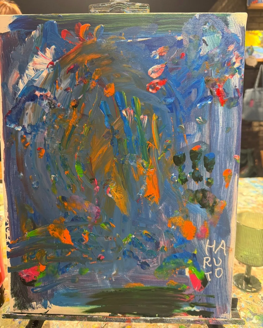 Mummy & me - Abstruct Painting/u 4