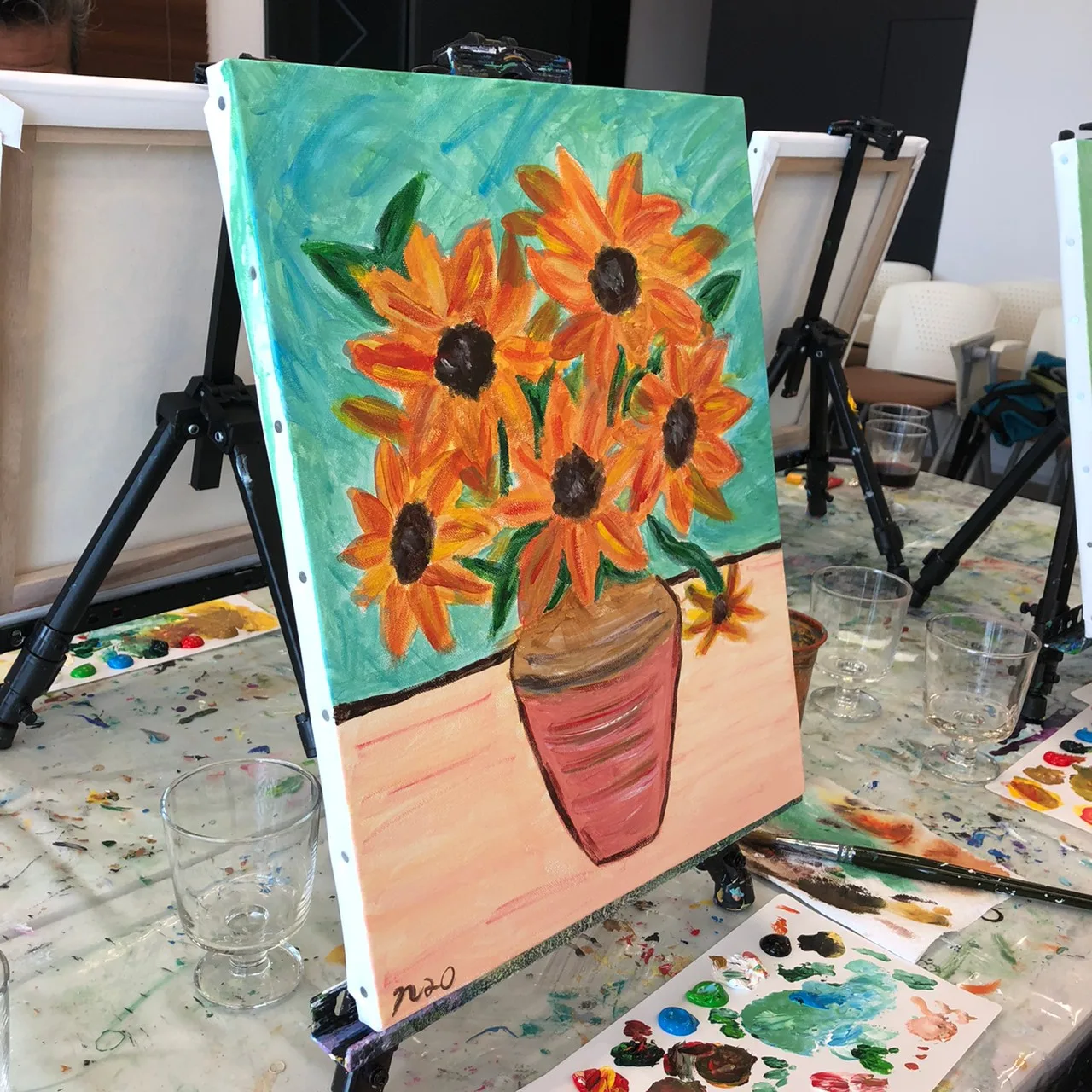 VAN GOGH SUNFLOWERS/n 2