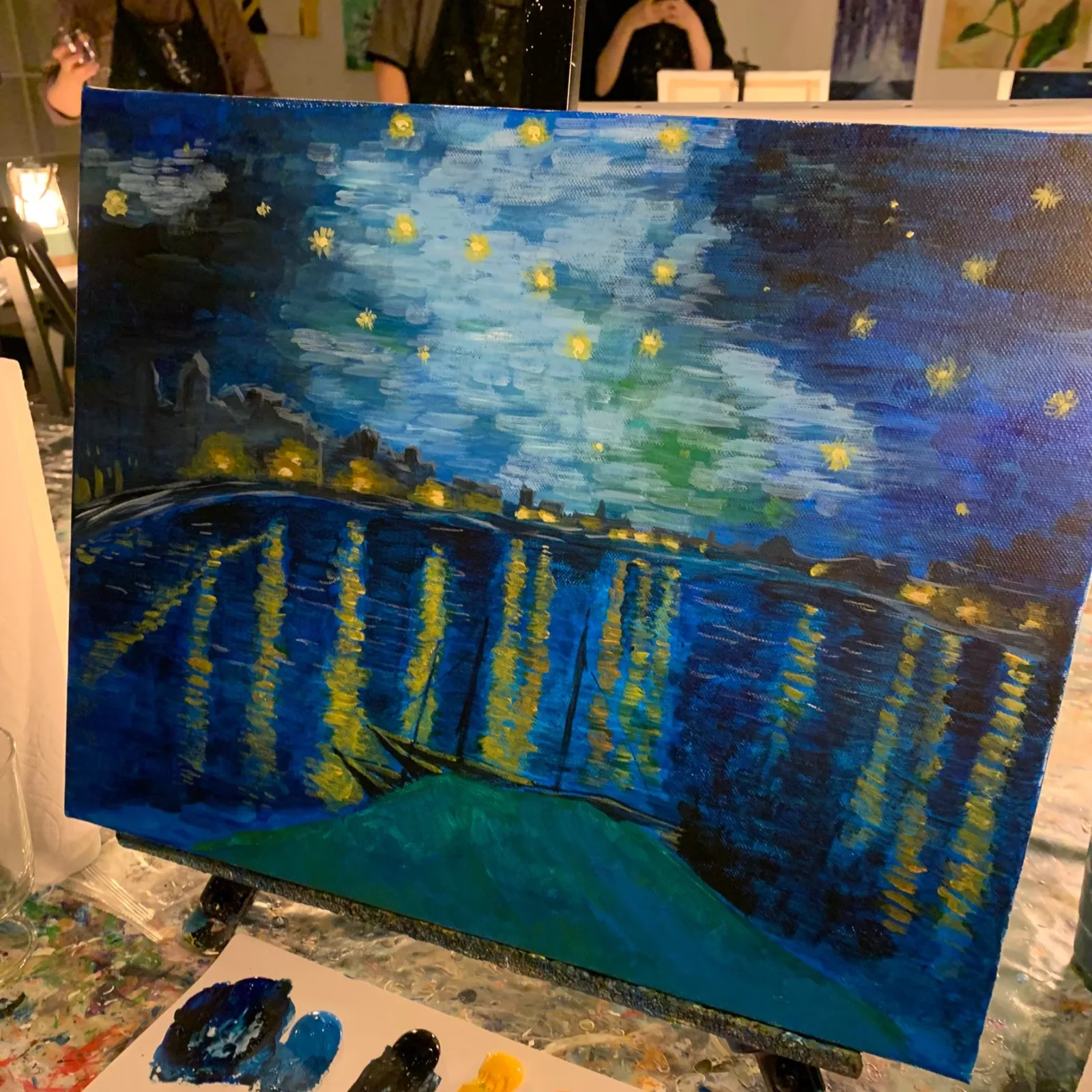 Starry night over the Rhone /n 4