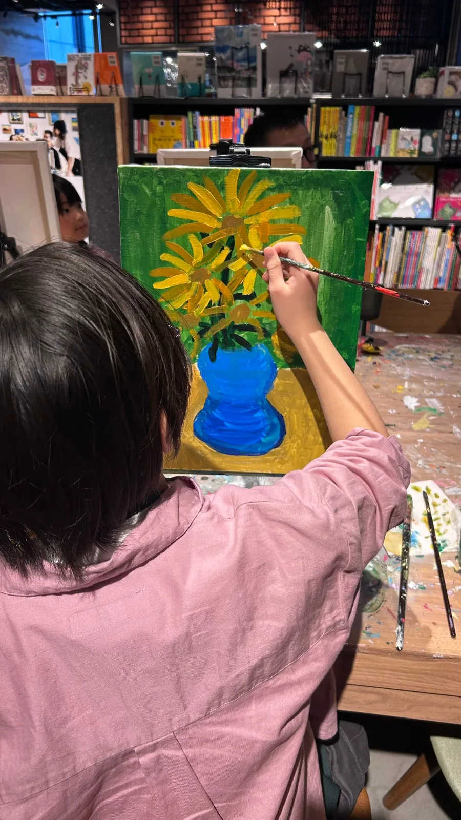 Mummy & me - Van Gogh Sunflower/u 3