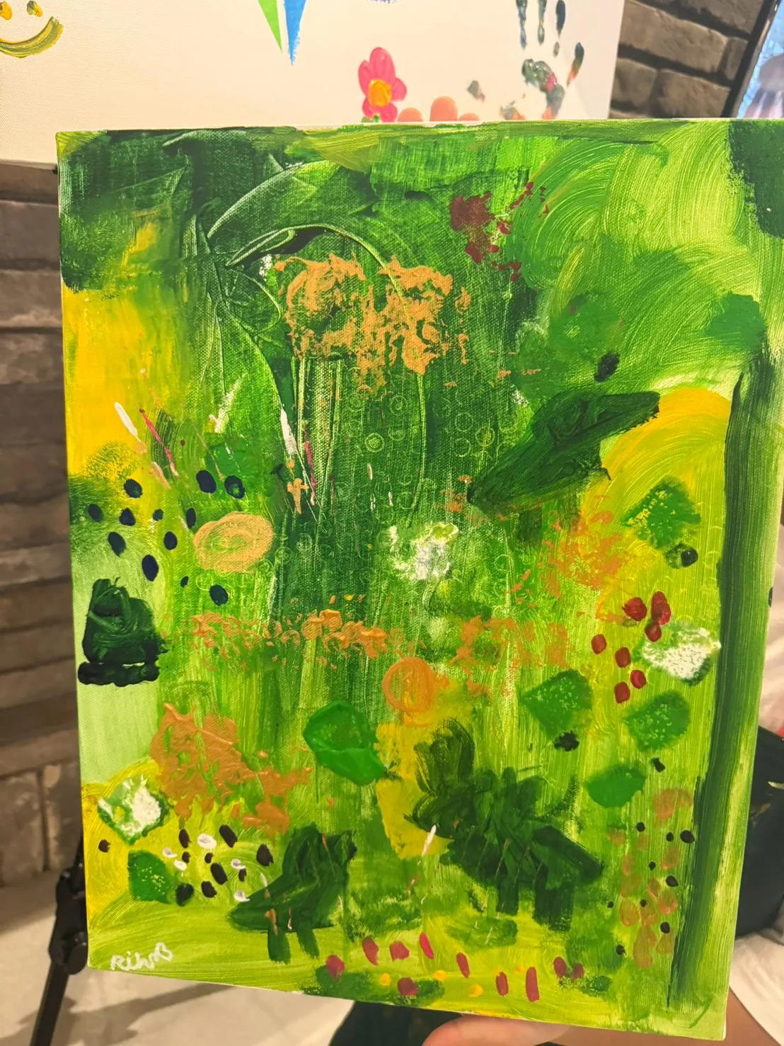 Mummy & me - Abstruct Painting/u 3